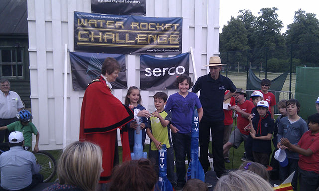 MTV wins "Best Engineering" aware at NPL Water Rockets Challenge 2012